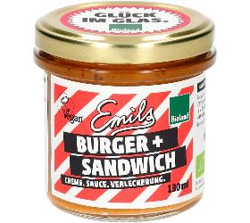 Sandwich- und Burgercreme vegan 130 ml Emils Biomanufaktur