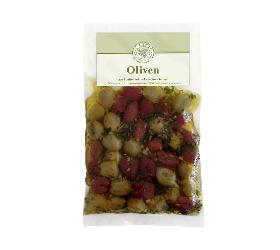 Oliven-Mix ohne Stein mariniert 175g Il Cesto