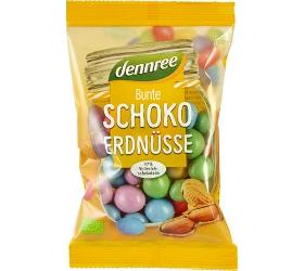 Bunte Schoko Erdnüsse 100g dennree