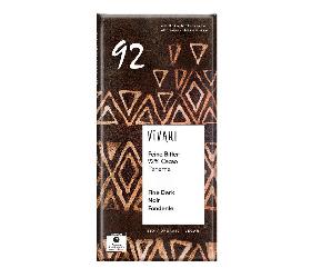  Schokolade Feine Bitter 92% 80g Vivani