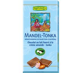 Vollmilch Schokolade Mandel-Tonka 100g Rapunzel