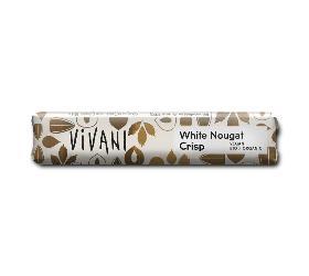 Schokoriegel White Nougat Crisp 35 g Vivani