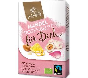 Mandel Rosenblüte Für Dich Mandel in Zitronenschokolade 90g Landgarten