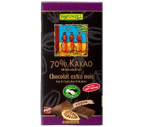 Edelbitter Schokolade 70% 80g Rapunzel