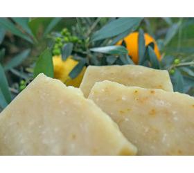 Natur-Pflanzenseife Olive-Zitrus 50g Lieblingsseifen