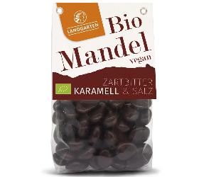 Bio Mandel Zartbitter Karamell & Salz 170g Landgarten