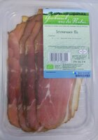 Schinkenspeck geräuchert, im Aufschnitt 