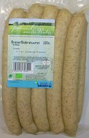 Original Biobratwurst Bremer Art im Saitling 10 Stück Großpackung