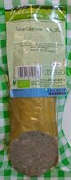 Sahne-Leberwurst grob im Naturdarm,  geräuchert