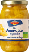 Bio Ananasstücke in eigenem Saft