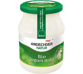 Bio-Joghurt im Glas natur