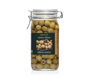 Grüne Oliven   ohne Stein, 1,5 kg