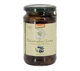 Kalamata Oliven in Olivenöl mit Stein