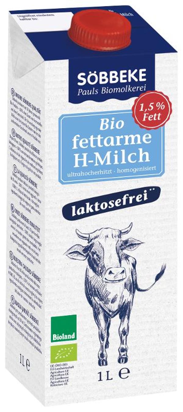 Produktfoto zu Lactosefreie H-Kuhmilch 1,5%, 12x1 Liter
