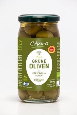 Grüne Oliven g.U. m. Stein - Rohkost