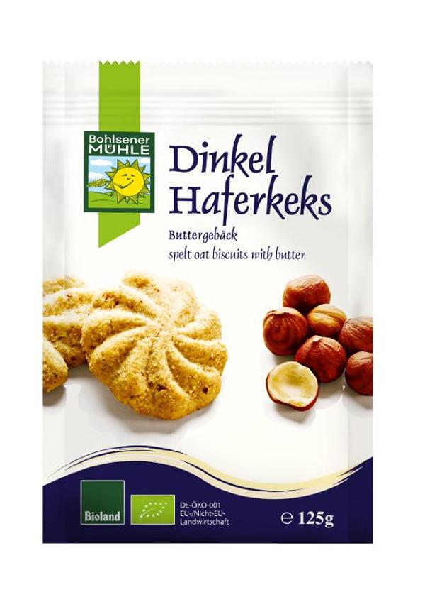 Produktfoto zu Dinkel-Hafer Kekse