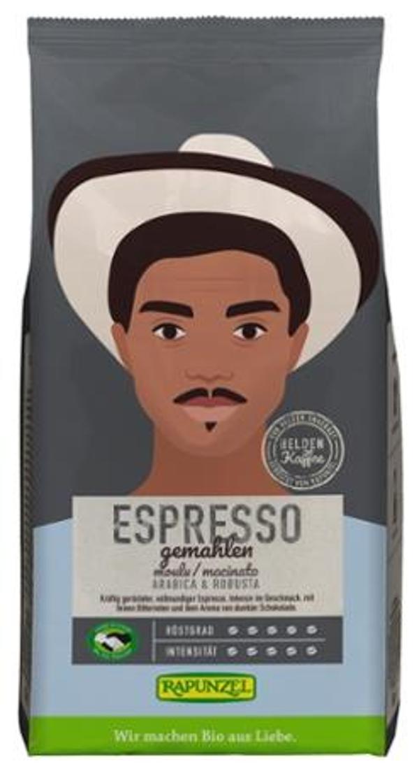 Produktfoto zu Heldenkaffee Espresso gemahlen - fair gehandelt