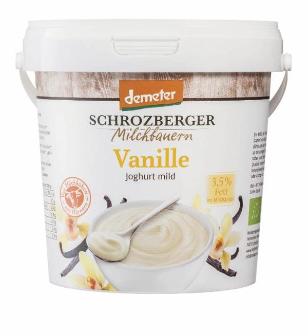 Produktfoto zu Joghurt Vanille 1kg Becher