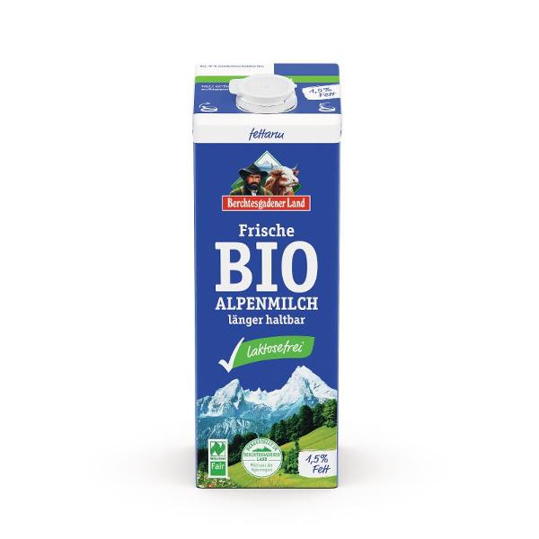 Produktfoto zu Alpenmilch 1,5% laktosefrei 10x1l