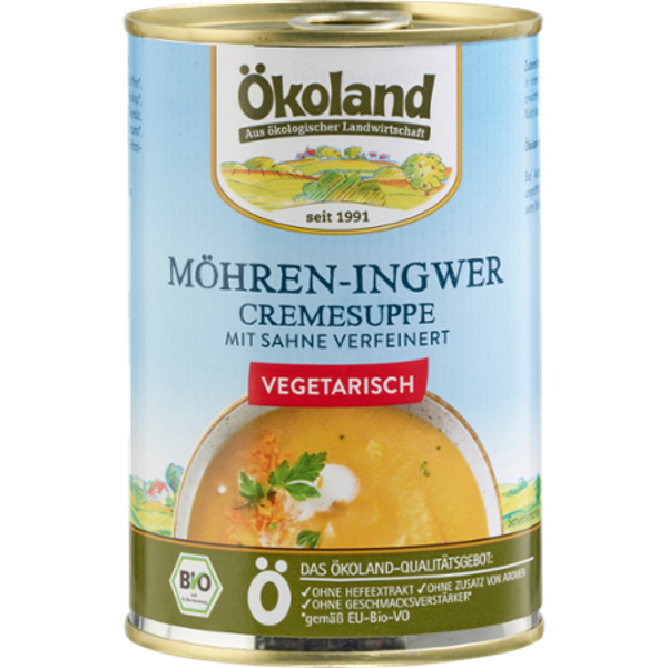Produktfoto zu Möhren-Ingwer Cremesuppe