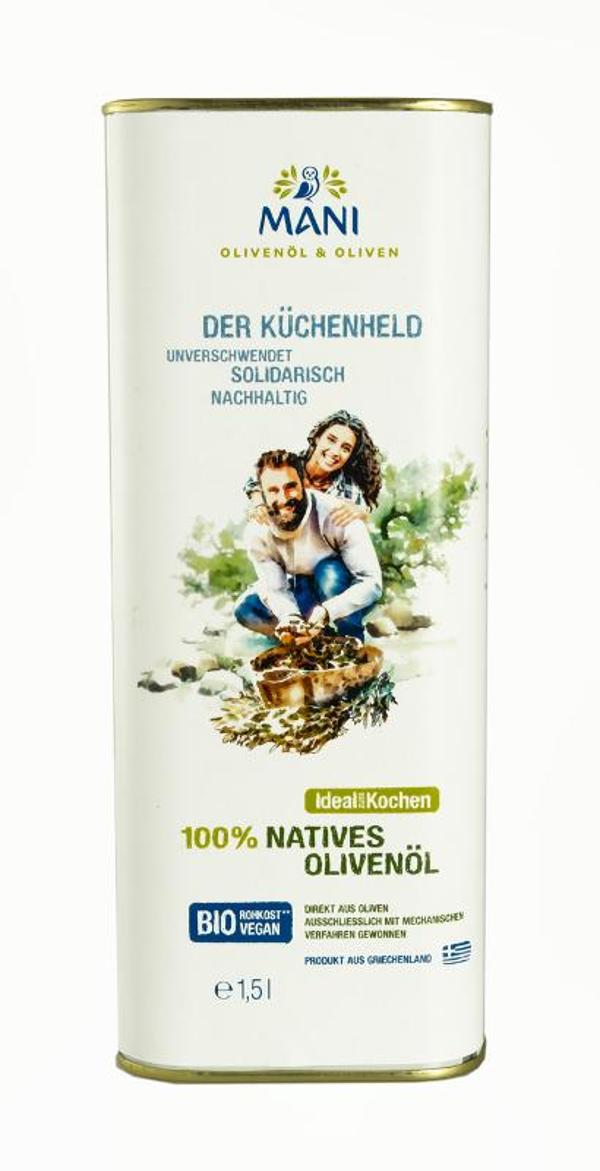 Produktfoto zu Olivenöl 100 % nativ 1,5 l Küchenheld