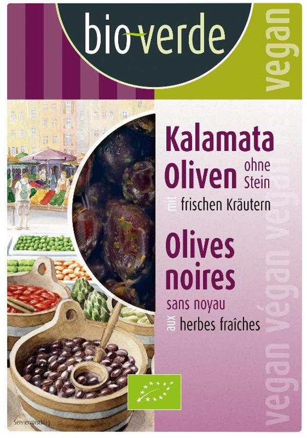 Produktfoto zu Schwarze Kalamata Oliven ohne Stein