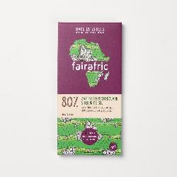 Zartbitterschokolade 80% & Fleur de Sel fairafric vegan