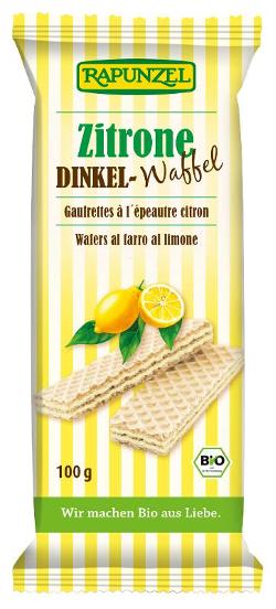 Dinkel-Waffeln Zitrone
