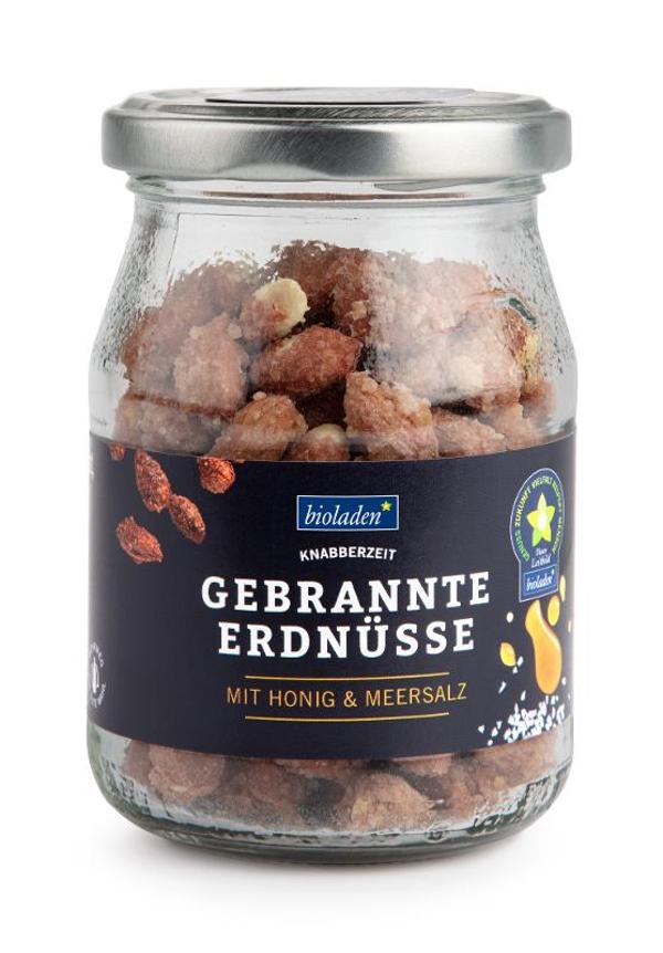 Produktfoto zu Gebrannte Erdnüsse mit Honig & Salz Mehrwegglas