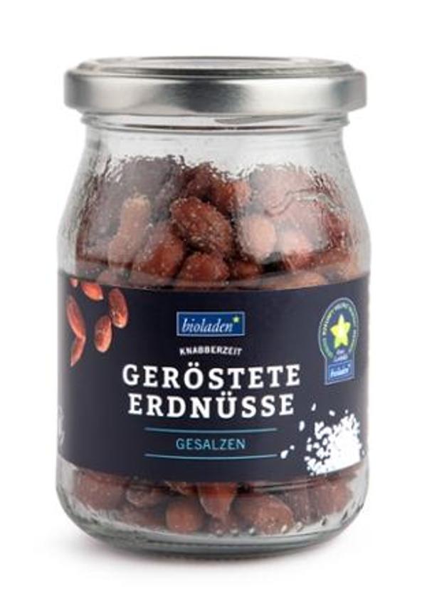 Produktfoto zu Geröstete Erdnüsse gesalzen Mehrwegglas