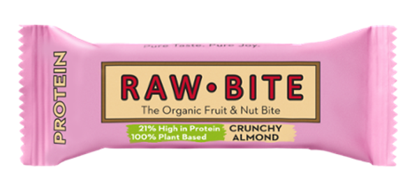 Produktfoto zu Raw Bite Protein Almond 12x45g