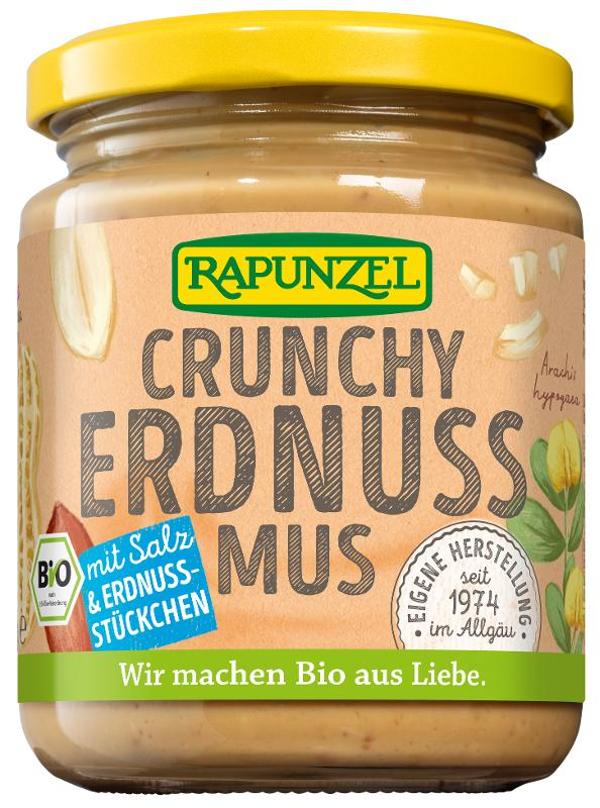 Produktfoto zu Erdnussmus Crunchy mit Salz, 250g