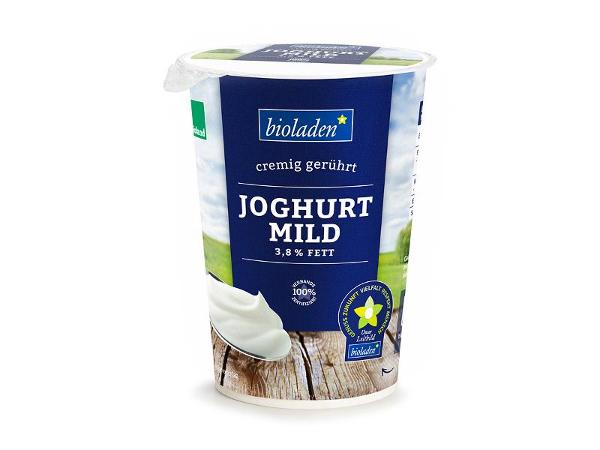 Produktfoto zu Joghurt Natur mild 3,8% 500g im Becher