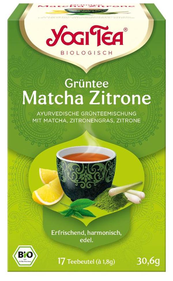 Produktfoto zu Yogi Tee Grüntee Matcha Zitrone