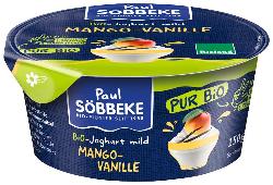 Joghurt Pur Bio Mango-Vanille 6x150g