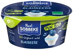 Joghurt Pur Bio Blaubeere 6x150g