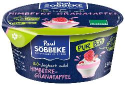 Joghurt Pur Bio Himbeer-Granatapfel 6x150g
