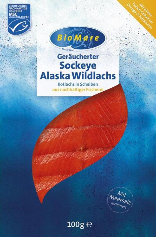 Produktfoto zu Sockeye Alaska Wildlachs, geräuchert