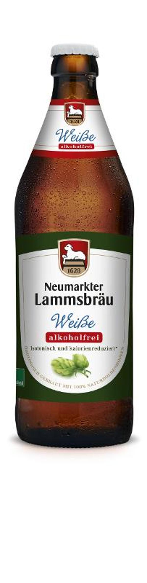 Produktfoto zu Lammsbräu Weiße Alkoholfrei  10x0,5l