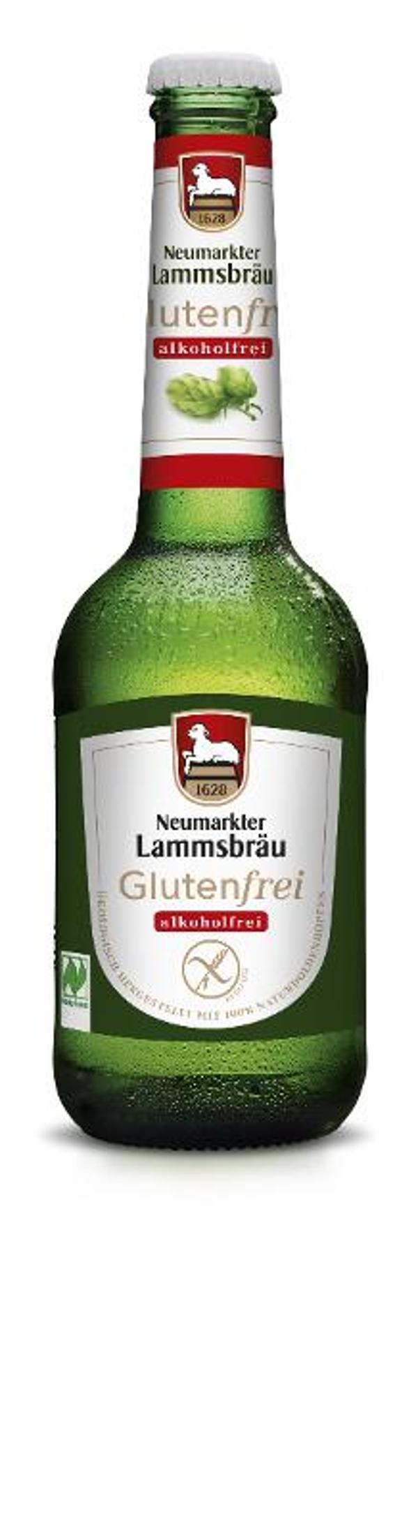 Produktfoto zu Lammsbräu Pils glutenfrei alkoholfrei 10x0,33l