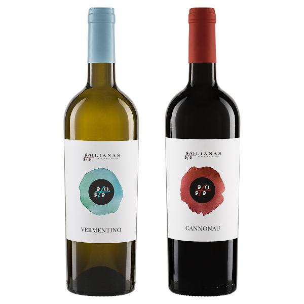 Produktfoto zu Weinpaket Olianas - Vermentino & Cannonau di Sardegna