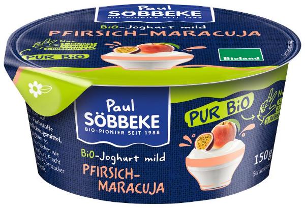 Produktfoto zu Joghurt Pur Bio Pfirsisch-Maracuja 6x150g