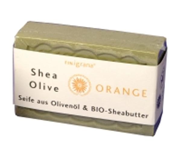 Produktfoto zu Shea-Oliven Seife "Orange" mit Bio Sheabutter