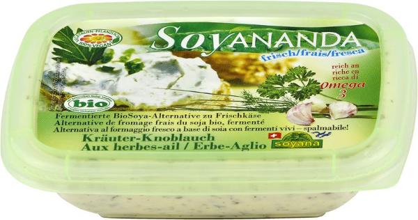 Produktfoto zu Frischkäse Soja Kräuter-Knoblauch  vegan