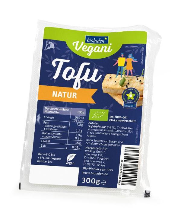 Produktfoto zu Tofu natur, vakuum 300g
