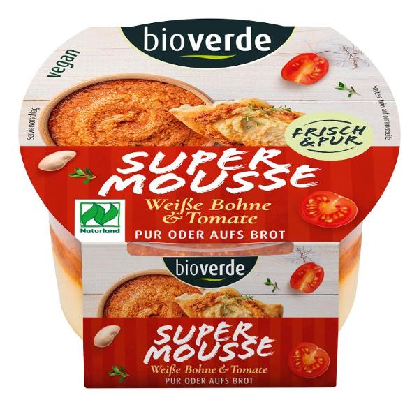 Produktfoto zu Super Mousse Weiße Bohne & Tomate vegan