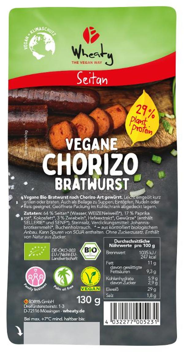 Produktfoto zu Wheaty Chorizo Bratwurst, 5x130g
