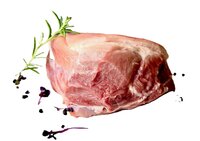 Öko-Schweineschulterbraten mit Schwarte