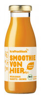 kraftschluck, gelber Smoothie, RHABARBER, KAROTTE, INGWER, bio, 0,25 Liter