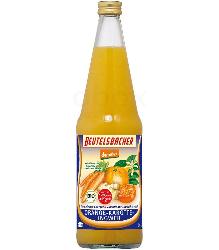 Orange-Karotte-Ingwersaft Flasche